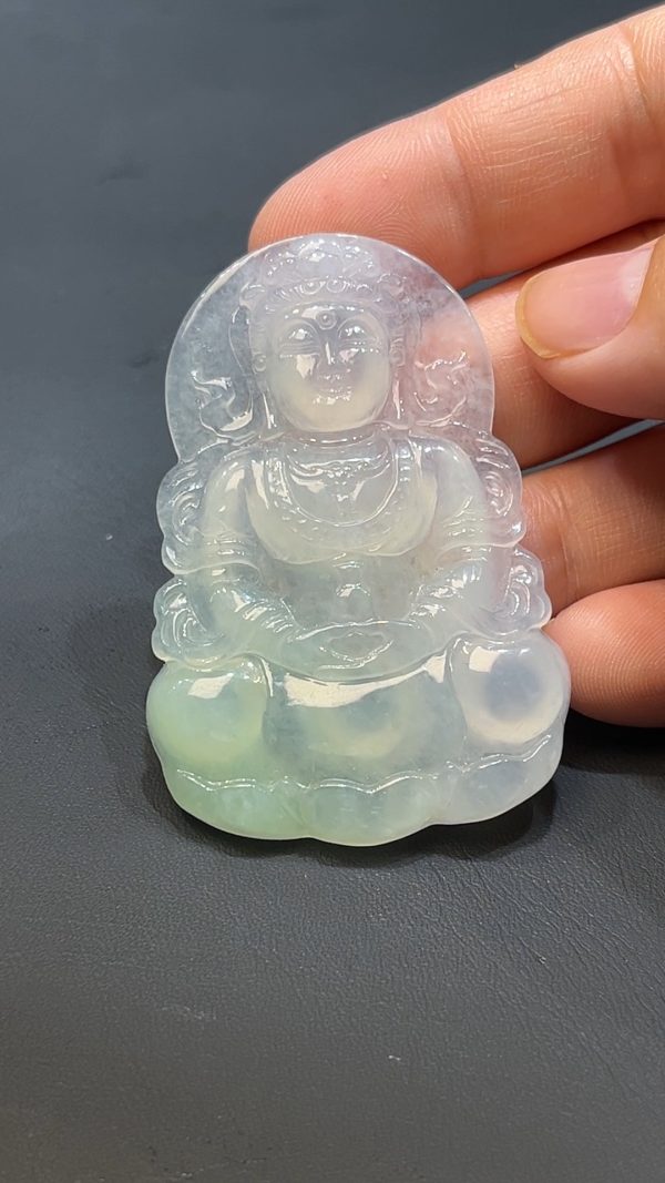 翡翠直播商品#234-翡翠觀音吊墜 - Image 4