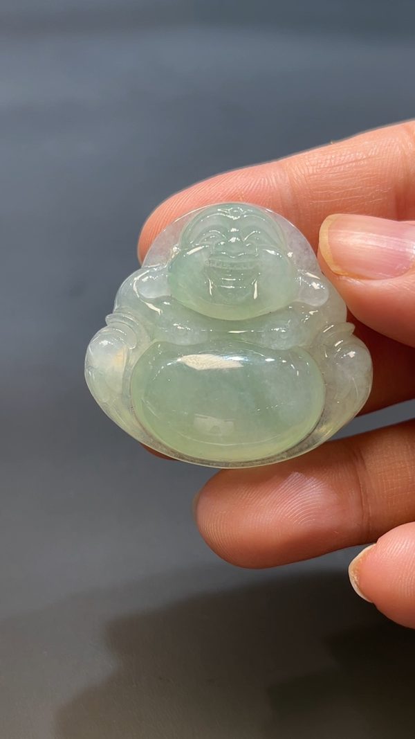 翡翠直播商品#240-翡翠玉器彌勒佛公吊墜 - Image 7