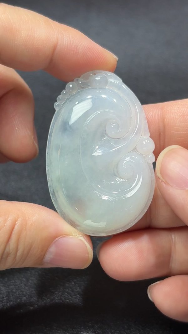 白玉凝願．如意隨心 天然翡翠玉扳指 直播編號#334