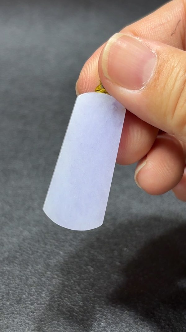 紫氣東來．無事有靈 天然翡翠無事牌 直播編號#335 - Image 2