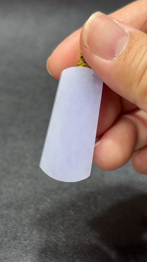 紫氣東來．無事有靈 天然翡翠無事牌 直播編號#335 - Image 8