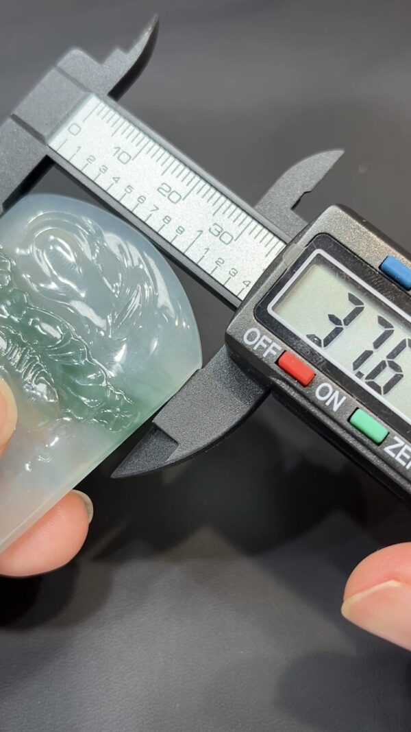 翡翠玉器精選 蓮上童心・高品質翡翠寶寶佛玉吊墜 編號# 428 - Image 6
