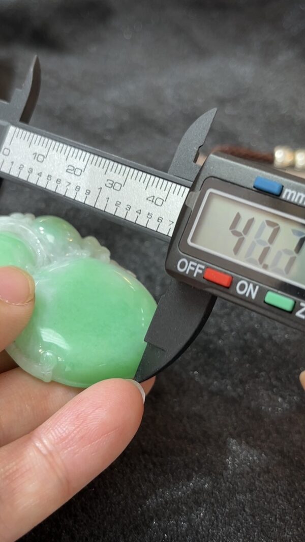 滿綠翡翠葫蘆吊墜 天然A貨翡翠 吉祥玉器 推薦編號 #463  - Image 6
