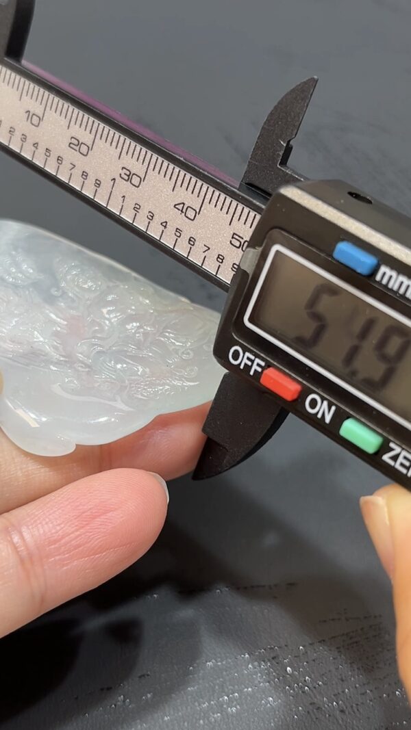 龍伴觀音翡翠吊墜｜天然 A 貨雕刻精品 翡翠龍神守護玉器推薦 編號#471 - Image 8