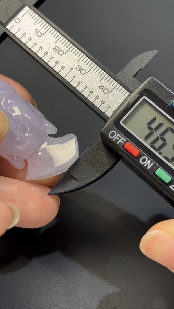 翡翠佛陀 #506｜紫羅蘭翡翠 × 佛陀頭部雕刻 × 靈性與藝術兼備玉器精品 - Image 8