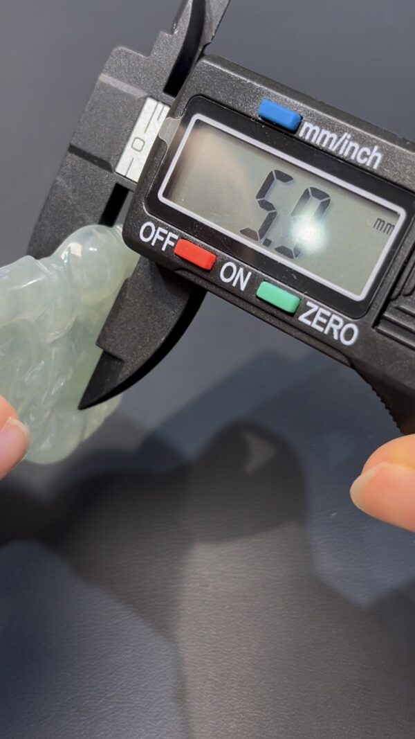 翡翠觀音｜淺綠底色 × 正裝傳統造型 × 高品質玉器推薦 #525 - Image 10