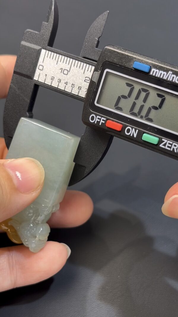 翡翠貔貅印章 · 黃翡銅錢巧雕 · 編號#569 · 招財進寶 × 鎮宅守護 × 收藏精品 - Image 5