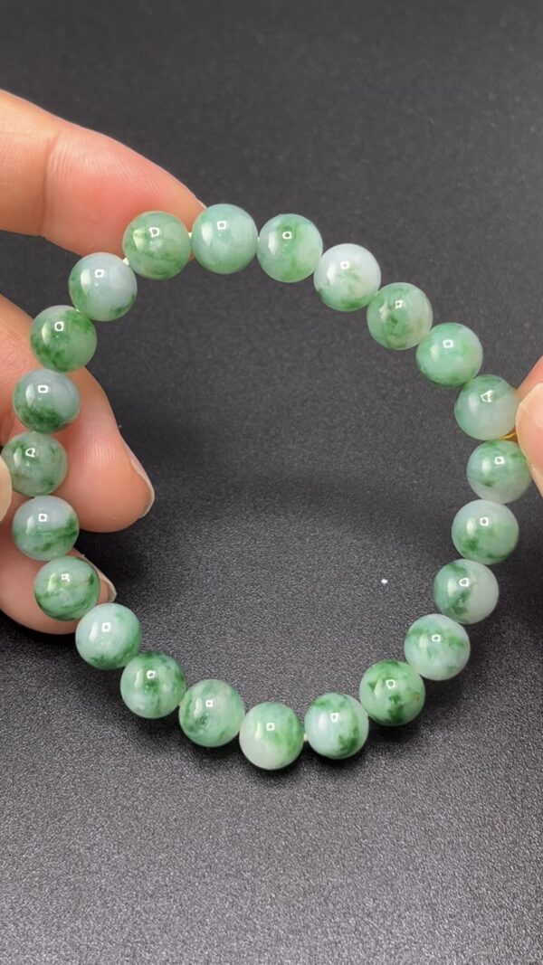 翡翠精品推薦｜編號#613 綠色圓珠手串 展現女性靈性與時尚 - Image 7