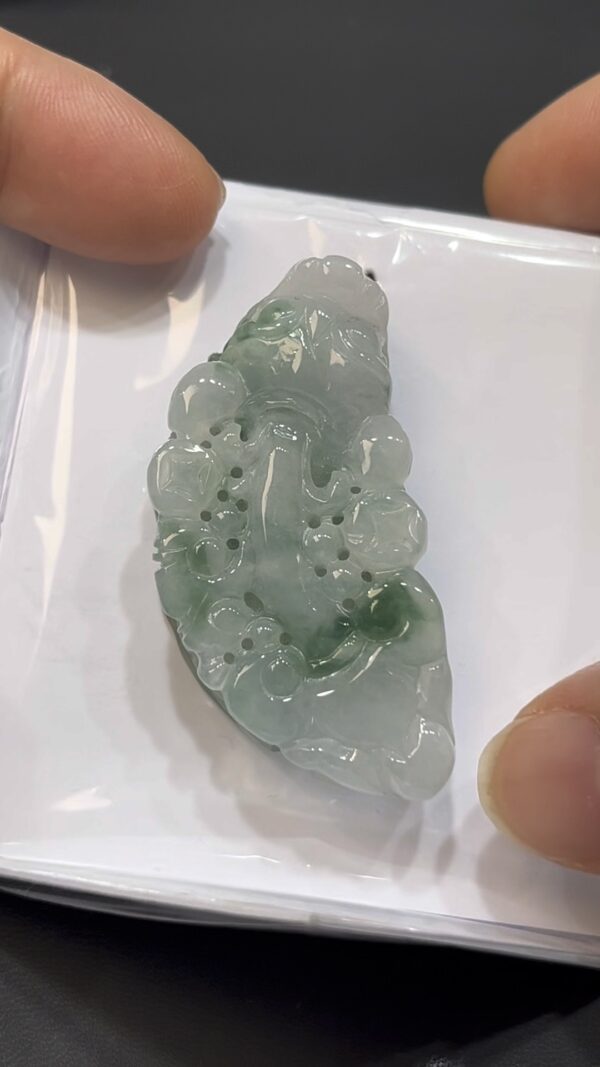 翡翠貔貅吊墜｜天然飄綠花 × 招財辟邪 × 性價比之選｜吉祥翡翠推薦 #724